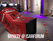 The Mystery of BANKSY - "A Genuis Mind" Ausstellung im Isarforum auf der Ludwigsbrücke am Deutschen Museum vom 10.03.-02.05.2021 (©Foto: Martin Schmitz(